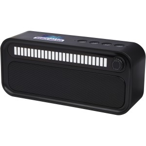 Music Level 5W RGB mood light Bluetooth(r) speaker, Solid black (Speakers, radios)