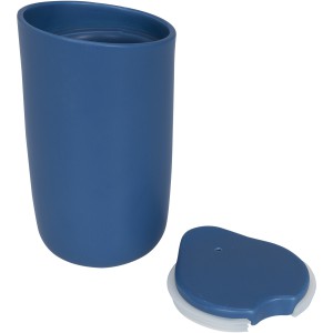 Mysa 410 ml double wall ceramic tumbler, Blue (Glasses)