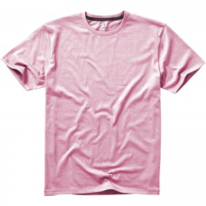 Nanaimo short sleeve men's t-shirt, Light pink (T-shirt, 90-100% cotton)