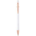 Nanna ballpoint pen with rose gold finish (black ink), White (10624601)