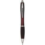 Nash ballpoint pen with coloured barrel and grip, Merlot (10639922)