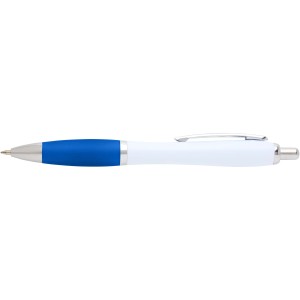 Nash recycled plastic ballpoint pen (black ink), Aqua (Plastic pen)