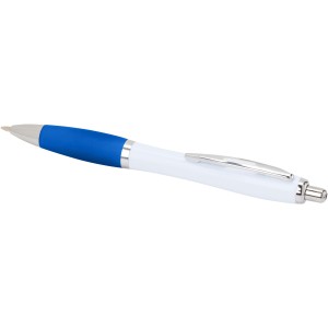 Nash recycled plastic ballpoint pen (black ink), Aqua (Plastic pen)