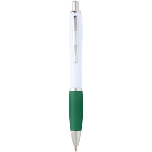 Nash recycled plastic ballpoint pen (black ink), Green (Plastic pen)