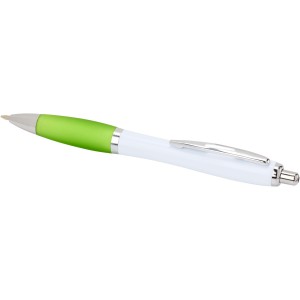 Nash recycled plastic ballpoint pen (black ink), Lime green (Plastic pen)