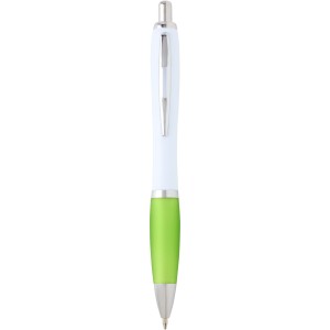 Nash recycled plastic ballpoint pen (black ink), Lime green (Plastic pen)