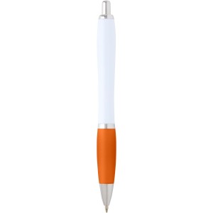 Nash recycled plastic ballpoint pen (blue ink), Orange (Plastic pen)