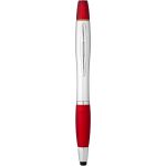 Nash stylus ballpoint pen and highlighter, Silver,Red (10658102)
