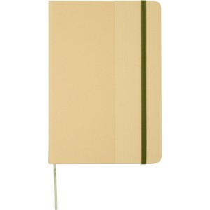 Nelida A5 recycled cardboard hard cover notebook, Forest gre (Notebooks)