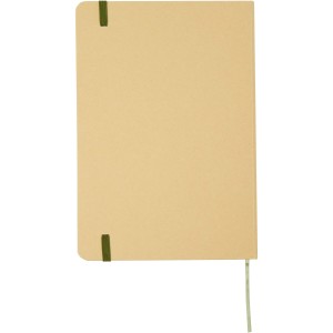 Nelida A5 recycled cardboard hard cover notebook, Forest gre (Notebooks)