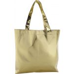 Nonwoven (80 gr/m2) laminated shopping bag Johnathan, gold (7724-31)