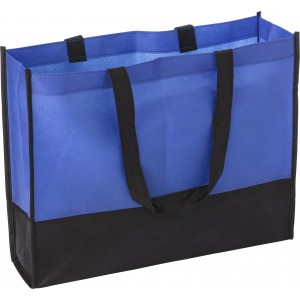 Nonwoven (80 gr/m2) shopping bag Brenda, cobalt blue (Shopping bags)