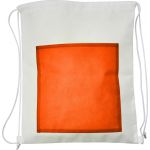 Nonwoven (80gr) backpack, orange (7829-07)