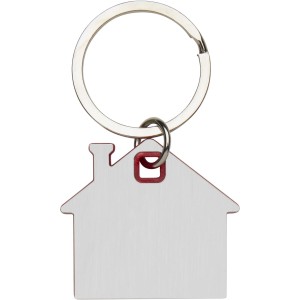 Nook house-shaped keychain, Red (Keychains)
