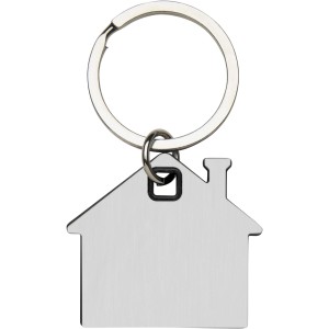 Nook house-shaped keychain, Solid black (Keychains)