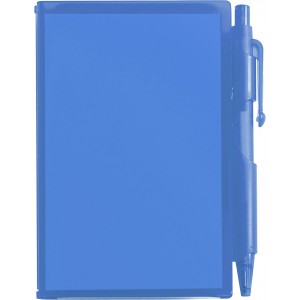 ABS notebook with pen Lucian, blue (Notebooks)