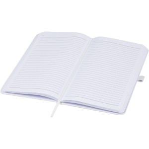 Fabianna crush paper hard cover notebook, White (Notebooks)