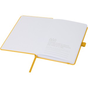 Thalaasa ocean-bound plastic hardcover notebook, Orange (Notebooks)