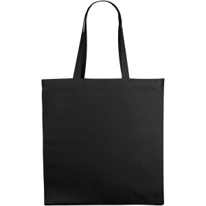 Odessa 220 g/m2 cotton tote bag, solid black (cotton bag)