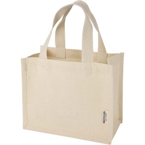Odessa 220 g/m2 GRS recycled cotton mini gusset tote bag 9L,