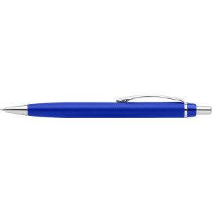 ABS pen holder with ballpen Rafael, blue (Office desk equipment)