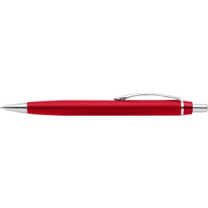 ABS pen holder with ballpen Rafael, red (Office desk equipment)