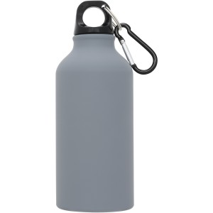 Oregon 400 ml matte sport bottle with carabiner, Grey (Sport bottles)