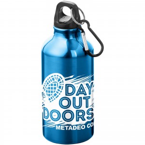 Oregon 400 ml sport bottle with carabiner, Blue (Sport bottles)