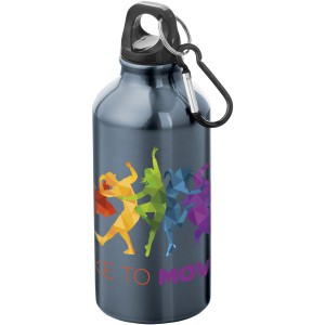 Oregon 400 ml sport bottle with carabiner, Navy (Sport bottles)