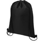 Oriole 12-can drawstring cooler bag, Solid black (12049500)