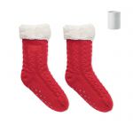 Pair of slipper sock M, red (MO6573-05)