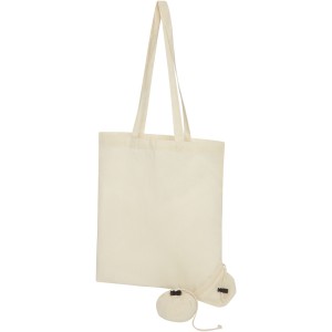 Patna 100 g/m2 cotton foldable tote bag, Natural (cotton bag)