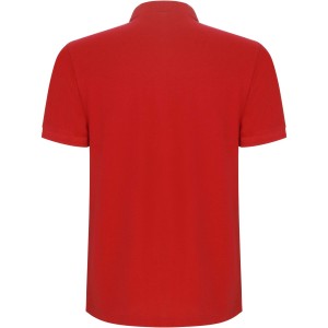 Pegaso Premium short sleeve men's polo, Red (Polo shirt, 90-100% cotton)