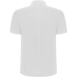 Pegaso Premium short sleeve men's polo, White (Polo shirt, 90-100% cotton)