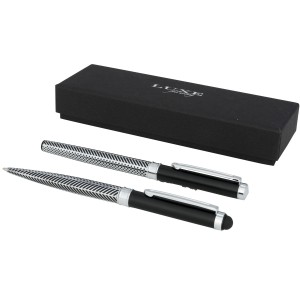 Empire Duo Pen Gift Set, Silver, solid black (Pen sets)