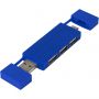 Mulan dual USB 2.0 hub, Royal blue