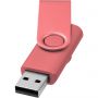 Rotate-metallic 4GB USB flash drive, Pink