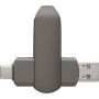 Zinc alloy USB stick Harlow, gun metal