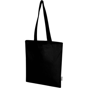 Peru Blend 180 g/m2 GRS recycled cotton tote bag 7L, Black