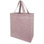 Pheebs 150 g/m2 recycled tote bag, Heather maroon