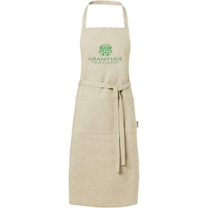 Pheebs 200 g/m2 recycled cotton apron, Natural (Apron)