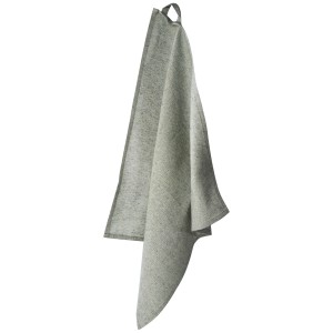 Pheebs 200 g/m2 recycled cotton kitchen towel, Heather green (Kitchen textile)