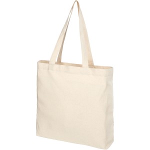 Pheebs 210 g/m2 recycled gusset tote bag 13L, Heather natura