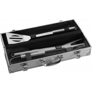 Stainless steel barbecue set Jennifer, silver (Picnic, camping, grill)