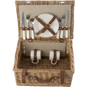 Willow picnic basket Effie, brown (Picnic, camping, grill)