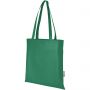 Zeus GRS recycled non-woven convention tote bag 6L, Green