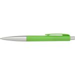 Plastic ballpen with blue ink., lime (6638-19)
