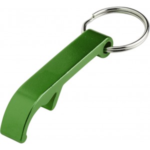 Metal 2-in-1 key holder Felix, green (Keychains)