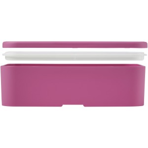 MIYO single layer lunch box, Magenta, White (Plastic kitchen equipments)