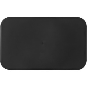 MIYO single layer lunch box, Solid black, Solid black (Plastic kitchen equipments)